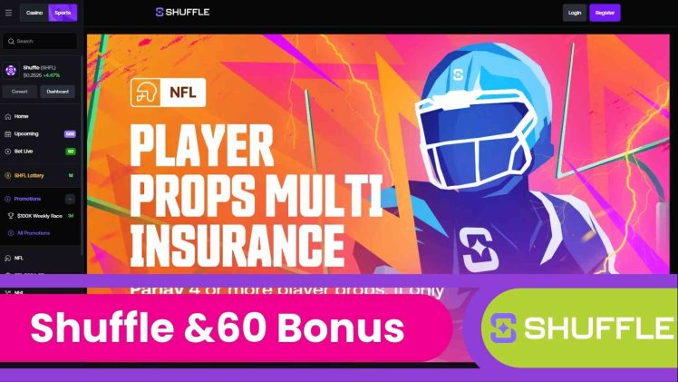 Shuffle &60 Bonus