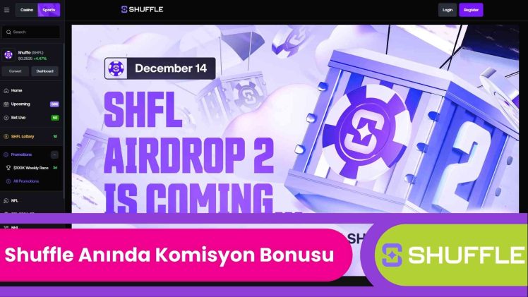Shuffle Anında Komisyon Bonusu