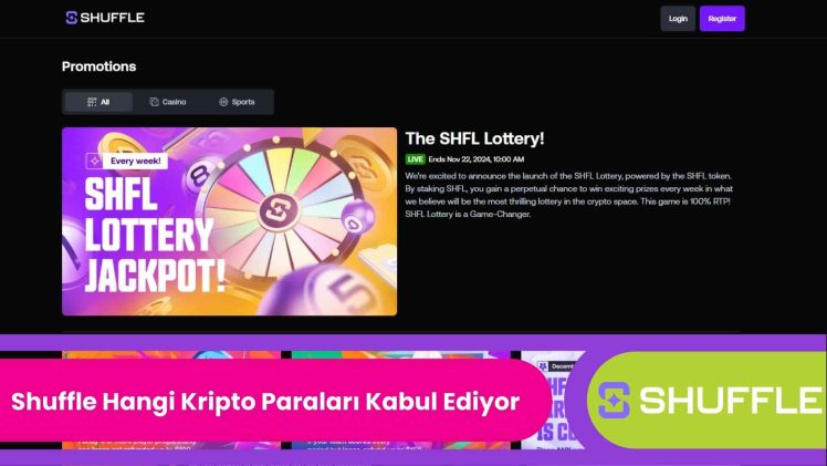 Shuffle Hangi Kripto Paraları Kabul Ediyor